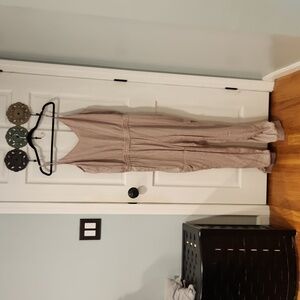 White House Black Market SL sheen Tapered Jumpsuit size XL